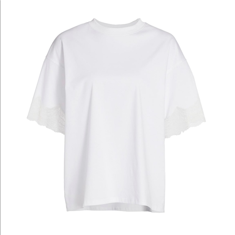 ATM Lace Sleeve Tee